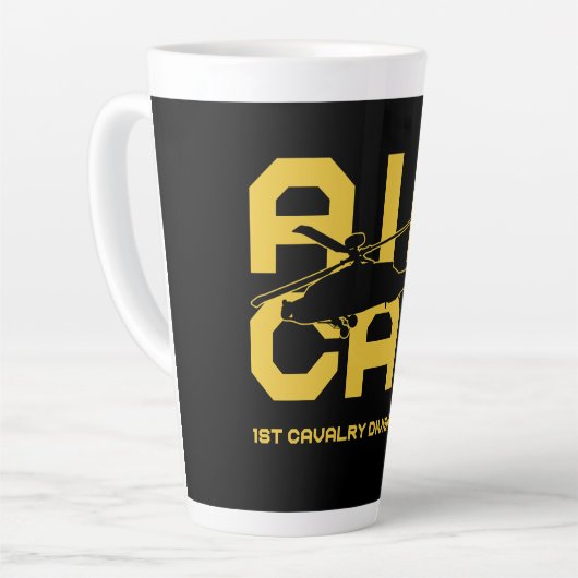 Tasse Latte AIR CAV - 1st Cavalry Division (Angle gauche)