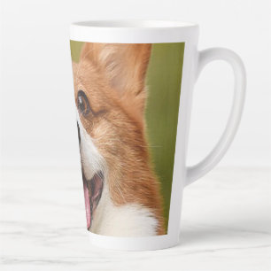 Tasse Latte Ajouter photo de chien personnalisé Customisé