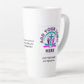 Tasse Latte AJOUTER VOTRE LOGO Church Business Merchandises (Angle droit)