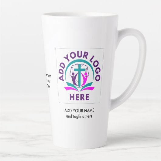 Tasse Latte AJOUTER VOTRE LOGO Church Business Merchandises (Droite)