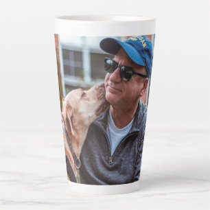 Tasse Latte Ajouter votre propre photo personnalisée