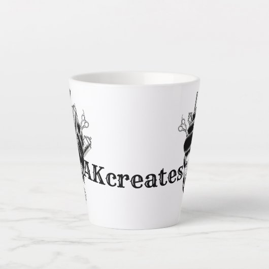 Tasse Latte AKcreate (Devant)