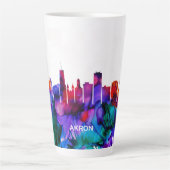 Tasse Latte Akron Skyline (Devant)