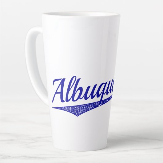 Tasse Latte Albuquerque (Angle gauche)