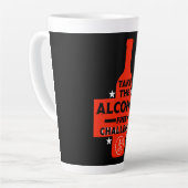 Tasse Latte Alcool Gratuit Et Sobre (Angle gauche)