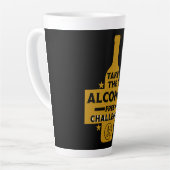 Tasse Latte Alcool Gratuit Et Sobre (Angle gauche)