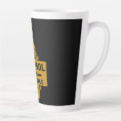 Tasse Latte Alcool Gratuit Et Sobre (Droite)
