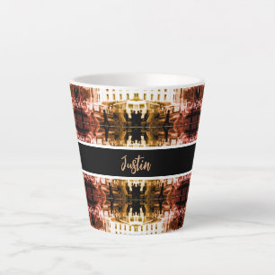 Tasse Latte Algérie vintage Alger gens du bureau de poste