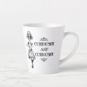 Tasse Latte Alice - Curieux et curieux (Droite)