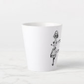 Tasse Latte Alice - Curieux et curieux (Devant)