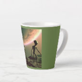 Tasse Latte ALIENS gris SF 2 (Angle droit)