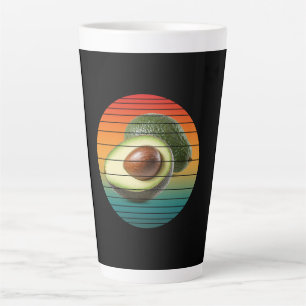Tasse Latte Alimentation végétarienne aux fruits d'avocat vint