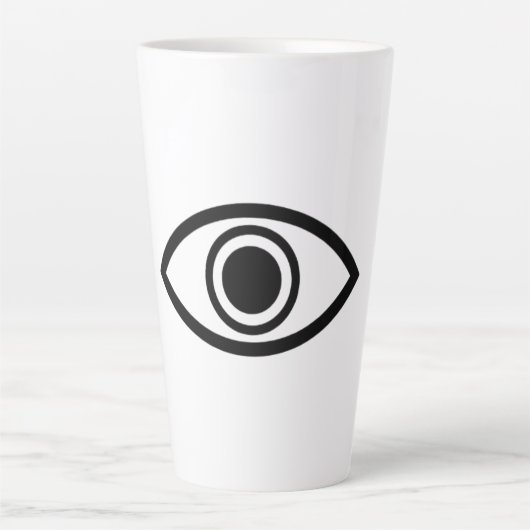 Tasse Latte all seeing eye (Devant)