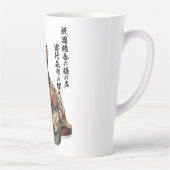 Tasse Latte "All Things Change" Japanese Cat in Kimono Art (Droite)