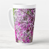 Tasse Latte Allium & Fleurs d'été (Angle gauche)