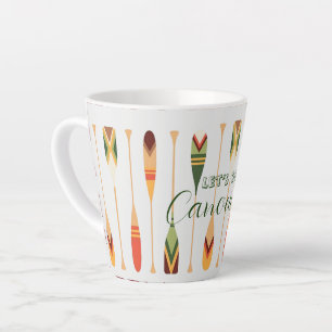 Tasse Latte Allons Faire Du Canoë