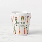 Tasse Latte Allons Faire Du Canoë (Devant)