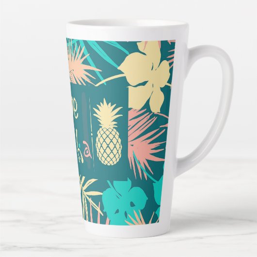 Tasse Latte Aloha Hawaïen Live (Droite)