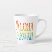 Tasse Latte Aloha Hawaii (Droite)