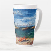 Tasse Latte Aloha Matin (Angle droit)