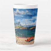 Tasse Latte Aloha Matin (Devant)
