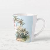Tasse Latte Aloha Plage tropicale Palmiers (Droite)