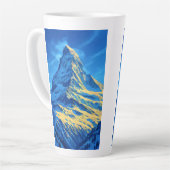 Tasse Latte Alpes Matterhorn Suisse (Angle gauche)