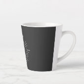 Tasse Latte Alphabet Code Morse (Droite)