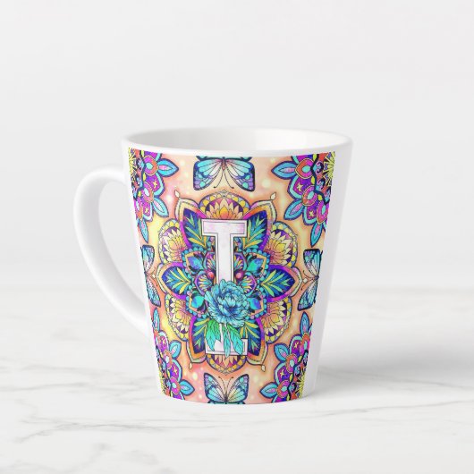 Tasse Latte Alphabet I (Angle gauche)