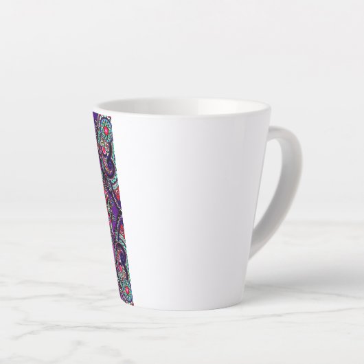 Tasse Latte Alphabet M (Angle droit)