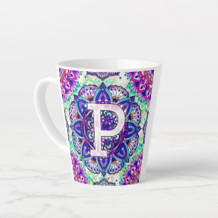 Tasse Latte Alphabet P