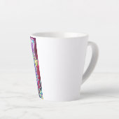 Tasse Latte Alphabet W (Angle droit)