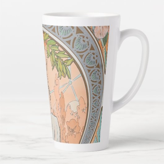 Tasse Latte Alphonse Mucha (Droite)
