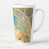 Tasse Latte Alphonse Mucha Art Nouveau Princesse Hyacinth (Droite)