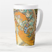 Tasse Latte Alphonse Mucha Art Nouveau Zodiac (Angle droit)