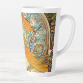 Tasse Latte Alphonse Mucha Art Nouveau Zodiac (Droite)