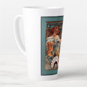 Tasse Latte Alphonse Mucha Biscuits Lefevre Utile Speckled De (Angle gauche)