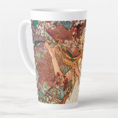 Tasse Latte Alphonse Mucha, Les Saisons (1896) Printemps (Angle gauche)