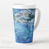 Tasse Latte Amalfi Blues (Angle droit)