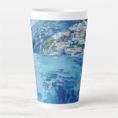 Tasse Latte Amalfi Blues (Devant)