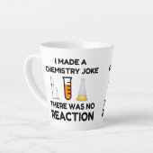 Tasse Latte Amant de la science amusant (Angle gauche)