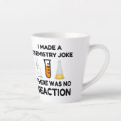 Tasse Latte Amant de la science amusant (Droite)