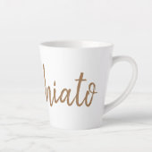 Tasse Latte Amateurs de café Macchiato espresso (Droite)