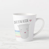Amateurs de café mignon Superhero Arc-en-ciel