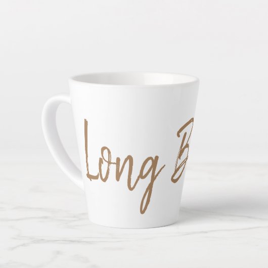 Tasse Latte Amateurs de café noir long espresso (Angle gauche)