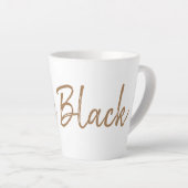 Tasse Latte Amateurs de café noir long espresso (Angle droit)