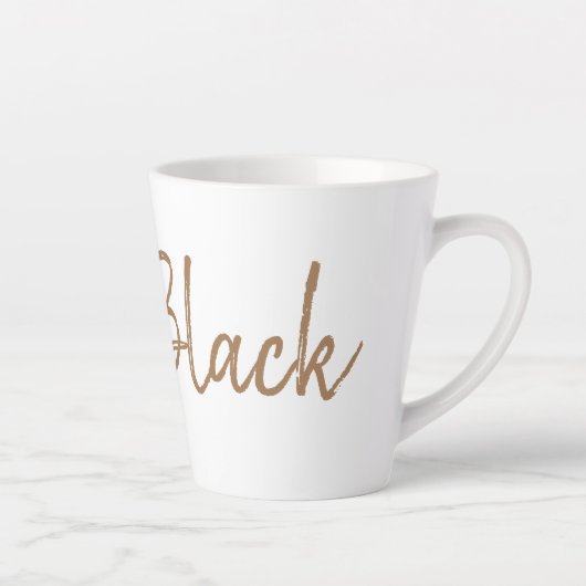 Tasse Latte Amateurs de café noir long espresso (Droite)