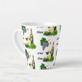 Tasse Latte Amateurs de vin ménager Idée cadeau (Angle gauche)