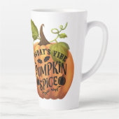 Tasse Latte Ambiance épice de citrouille (Droite)