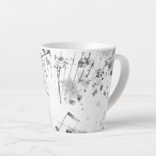 Tasse Latte Ambiance musicale 1 (Angle droit)